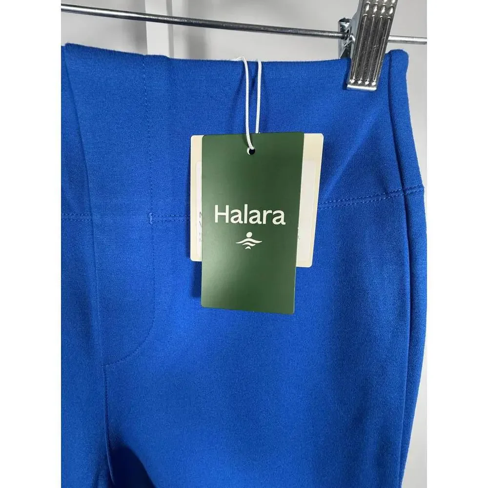 NWT Halara Flex High Waist Back Side Pkt Slight Flare Work Pant Princess Blue XS - Picture 7 of 12